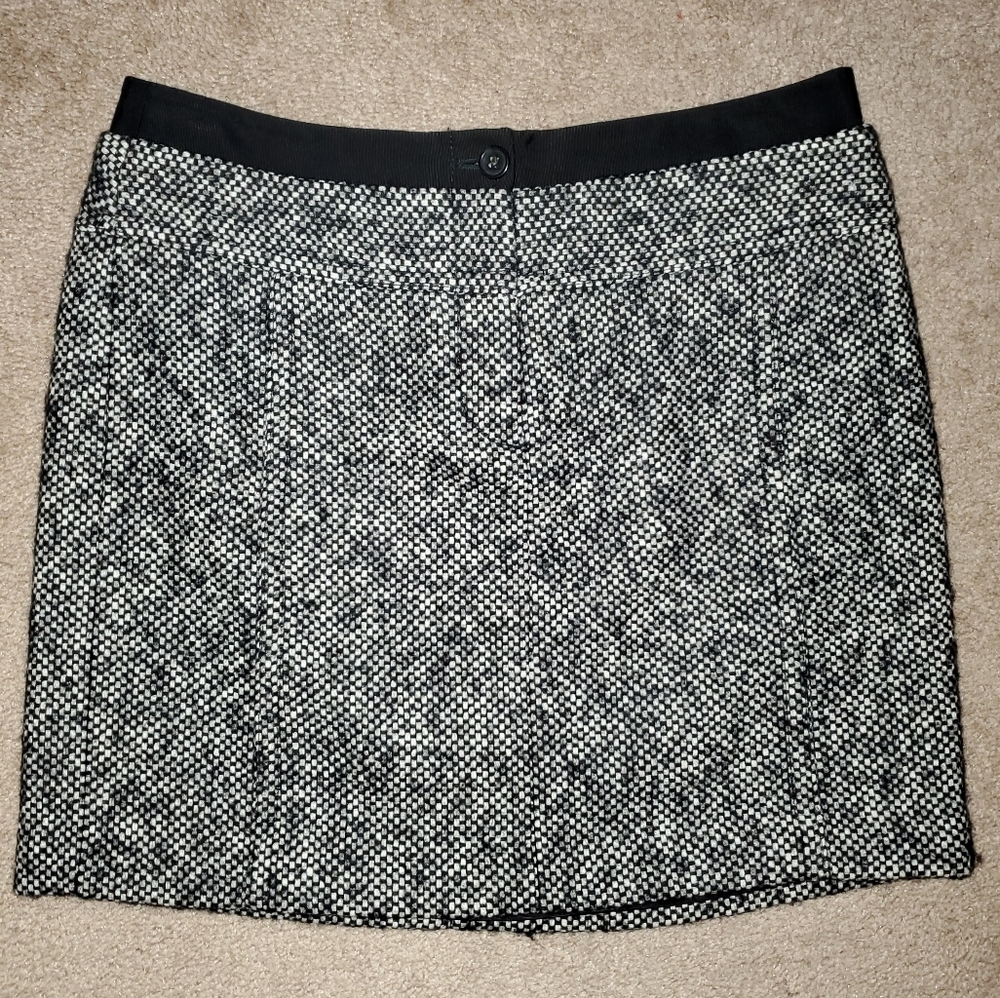 Loft Ann Taylor, 8 P, Wool Tweed Skirt